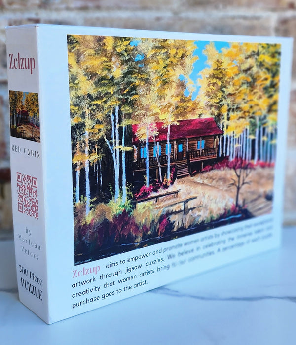 Red Cabin - 500 piece puzzle
