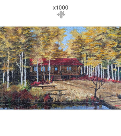 Red Cabin - 1000 piece puzzle